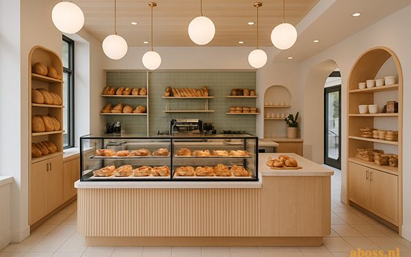 Ontwerpimpressie van een moderne bakkerij