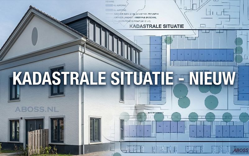Kadastrale situatietekening bij een omgevingsvergunningaanvraag